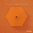 Best Choice Products 7.5ft Heavy-Duty Round Outdoor Market Table Patio Umbrella w/Steel Pole, Push Button Tilt, Easy Crank Lift - Orange