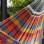 Vivere Authentic Brazilian Cotton Hammock - 450 lb Capacity