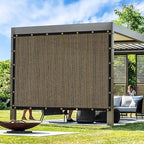 Artpuch Outdoor Pergola Shade Cover 14x23 FT Sun Shade Cloth with Grommets Mocha 90% UV Protection Canopy Patio Privacy Screen (Customized Available)