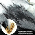 Artificial Pampas Grass Stems, 21.7 Inch, Pack of 60 Pcs