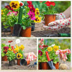 Plant Nursery Pot/Pots 200 Pcs 4" Plastic Small Plants Pots Flower Pots Seed Starting Pots for Plants Indoor Outdoor Seeding pots (with 200 Plant Labels)