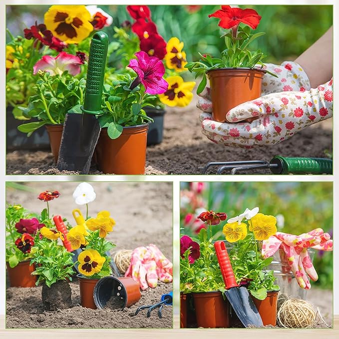 Plant Nursery Pot/Pots 200 Pcs 4" Plastic Small Plants Pots Flower Pots Seed Starting Pots for Plants Indoor Outdoor Seeding pots (with 200 Plant Labels)