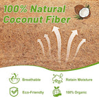 Remiawy Coco Liner Fiber Roll, 16 x 40 Inch Natural Coconut Coir Liner Sheet Coco Mat for Planter Flower Basket, Garden Decoration, Reptile Carpet, Animal Pet Pad, Window Box, DIY Moss Pole, Tortoise