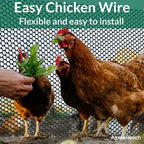 AlpineReach Plastic Wire Mesh 1.3ft x 10ft Fence Roll - Image 4