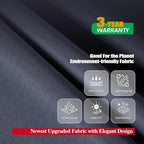 Furniture Set Covers, 110 x 27.5 Inch Grey Waterproof Round Cover