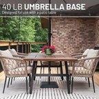 US Weight 40 Pound Umbrella Base - Weighted Umbrella base For Use With Patio Table – Heavy Duty Base- Made in the USA