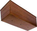 22" Galvanized Window Box Flower Planter by Trademark Innovations