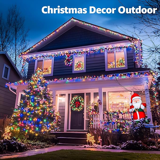 String Lights, 328 Ft 1000 LED Multicolor Indoor/Outdoor