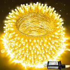 String Lights, Warm White LED, Connectable, IP44 Waterproof for Outdoor Use