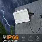 Onforu 200W Flood Lights Outdoor,19000lm Bright LED Work Light with Plug,6500K Daylight White LED Flood Lighting,IP66 Waterproof Security Yard Lights for Yard Garage Stadium 2 Pack