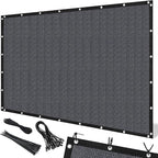 Artpuch 90% Sun Shade Cloth, 6 x 20 FT Pergola Shade Cover Canopy with Grommets, Sun Screen Fabric Tarp for Patio, Outdoor, Garden, Backyard, Blue Grey