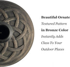 BACKYARD EXPRESSIONS PATIO · HOME · GARDEN 911554 21 Pound Umbrella Base, Bronze