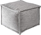 nuLOOM Sofia Casual Solid Indoor/Outdoor Filled Ottoman Pouf 14" x 20" x 20"