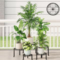 5 Pack Metal Plant Stand Heavy Duty Metal Plant Shelf for Multiple Plants Anti-Rust Iron Flower Pot Stand Holder for Home Garden