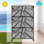 Kozyard Metal Privacy Screen 74" H x 47.2" W Decorative Outdoor Divider - Image 5