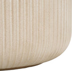 SAFAVIEH Outdoor Collection Lucca Beige Cement Ficonstone Planter Pot
