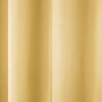 TOWN & COUNTRY BASICS Cabana Solid Heavyweight Indoor Outdoor Curtains, Light Filtering Opacity with Grommet Top, Water Repellent, 2-Pack Set, 54"x84", Sundress Yellow