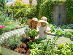 9-in-1 Galvanized Steel Raised Garden Bed // 8×2×1.5 ft Modular Planter for Gardening, Vegetables, Flowers // 18" Tall Metal Raised Garden Beds Outdoor (White) // Patented Design Planter Box