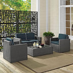 Metal Privacy Screen 72" H47 W, Freestanding Decorative Outdoor Panel - Image 7