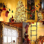 String Lights 500 LED 165 ft Warm White with 8 Modes