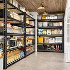 REIBII 2400LBS Storage Shelves 5 Tier Garage Shelving Heavy Duty Adjustable Garage Shelves, Utility Rack Shelf, Shelving Units for Storage Warehouse Pantry Closet, 35.5" W x 11.9" D x 72" H, 4 Pack