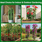 WAENLIR 3-Pack Tomato Cage for Garden, Up to 51 Inch Tomato Trellis for Raised Garden Bed, Plant Stakes for Pots, Durable Tomato Plant Support Garden Stakes for Climbing Plants (Green, 51 inch 3 Pack)