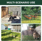 FXW Garden Fence Outdoor for The Yard – 40in x 18.2ft Heavy Duty Metal Animal - Image 6