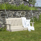 highwood AD-PORL2-WAE Lehigh Porch Swing, 4 Feet, Whitewash