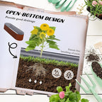Outsunny 6.5' x 2' x 1.4' Galvanized Raised Garden Bed Kit, Outdoor Metal Elevated Planter Box with Safety Edging, Easy DIY Stock Tank for Growing Flowers, Herbs & Vegetables, Brown