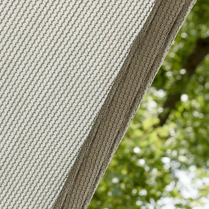 Amgo Custom Size 10' x 12' x 15.6' Grey Right Triangle Sun Shade Sail Order to Make Canopy Awning UPF50+ AGSLT, 95% UV Blockage, Water & Air Permeable, 200GSM Commercial Standard (We Customize)