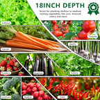 12x4x1.5FT Galvanized Raised Garden Bed,Vegetable Boxes-Rectangle Metal Flower Box,Large Planter Raised Beds Outdoor Garden for Planting,Fruit,Herb-Silver