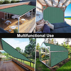Artpuch 90% Sun Shade Cloth, 12 x 20 FT Pergola Shade Cover Canopy with Grommets, Sun Screen Fabric Tarp for Patio, Outdoor, Garden, Backyard, Green
