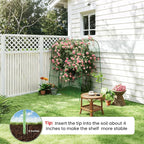 Cucumber Trellis, 47" X 50" Arch Garden Trellis for Climbing Plants Outdoor, Foldable Trellis Cucumber for Raised Bed Vegetable/Tomato/Flowers/Pea