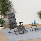 Best Choice Products Set of 2 Adjustable Steel Mesh Zero Gravity Lounge Chair Recliners w/Pillows and Cup Holder Trays - Camoflage