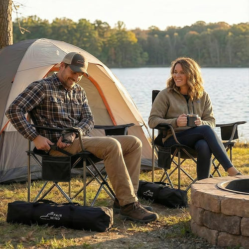 2 Pack Heavy Duty Camping Chair