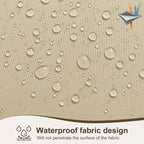 HolidayIdeas Outdoor Patio Curtains Waterproof 6 Panels 54x95 Inch- Protect - Image 4
