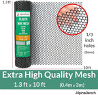 AlpineReach Plastic Wire Mesh 1.3ft x 10ft Fence Roll - Image 7