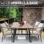 US Weight 40 Pound Umbrella Base - Weighted Umbrella base For Use With Patio Table – Heavy Duty Base- Made in the USA