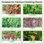 Cucumber Trellis, 35" X 50" A-Frame Garden Trellis for Climbing Plants Outdoor, Foldable Trellis Cucumber for Raised Bed Vegetable/Tomato/Flowers/Pea