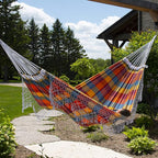 Vivere Authentic Brazilian Cotton Hammock - 450 lb Capacity