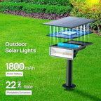 Consciot Solar Spot Lights Outdoor, 4 Pack, White, 600 Lumens, IP65 Waterproof, 6500K Daylight, Solar Landscape Lights for Yard Garden Tree House