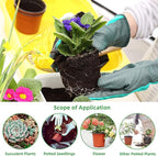 TDHDIKE 4" Small Plastic Plant Nursery Pot/Pots (100pcs) Seedlings Flower Plant Container Seed Starting Pots , Come with 100pcs Plant Labels