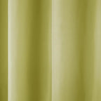 TOWN & COUNTRY BASICS Cabana Solid Heavyweight Indoor Outdoor Curtains, Light Filtering Opacity with Grommet Top, Water Repellent, 2-Pack Set, 54"x96", Kiwi Green