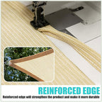 Amgo Custom Size 11' x 11' x 11' Red Triangle Sun Shade Sail Order to Make Canopy Awning UPF50+ AGSLT, 95% UV Blockage, Water & Air Permeable, 200GSM Commercial Standard (We Customize)