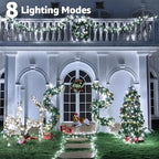String Lights 1000 LED 328 FT Cool White with Remote Timer