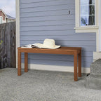 Furinno FG181110-C Tioman Outdoor Backless Bench, Natural,1-Pack
