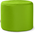 Jaxx Spring Indoor/Outdoor Bean Bag Pouf Ottoman, Lime