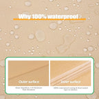 F&J Outdoors Waterproof Anti-UV Heavy Duty Rip-stop Fabric Extra Large Patio - Image 5