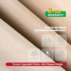 Patio Furniture Set Cover, Waterproof Beige Plaid 140 x 86 in