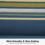 2 Person 12FT Hammocks for Outside, Double Quilted Fabric Outdoor Hammock with Spreader Bar, Large Removable Pillow, Storage Pockets, Carabiners, Max 475 lbs Capacity (Olive Green)